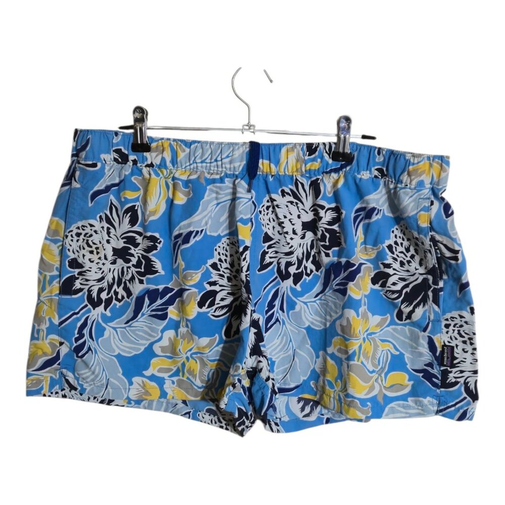 Patagonia Shorts Womens XL Floral Nylon Board Swim Trunks STY57041SP15 Stain - Picture 1 of 11